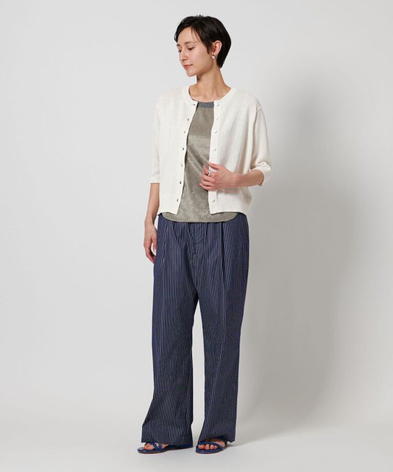 UNITED ARROWS「アイレット カーディガン」|カーディガン|