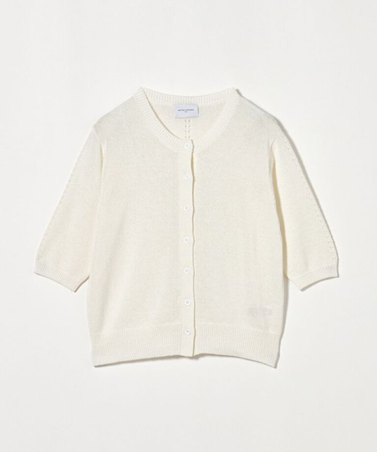 UNITED ARROWS「アイレット カーディガン」|カーディガン|