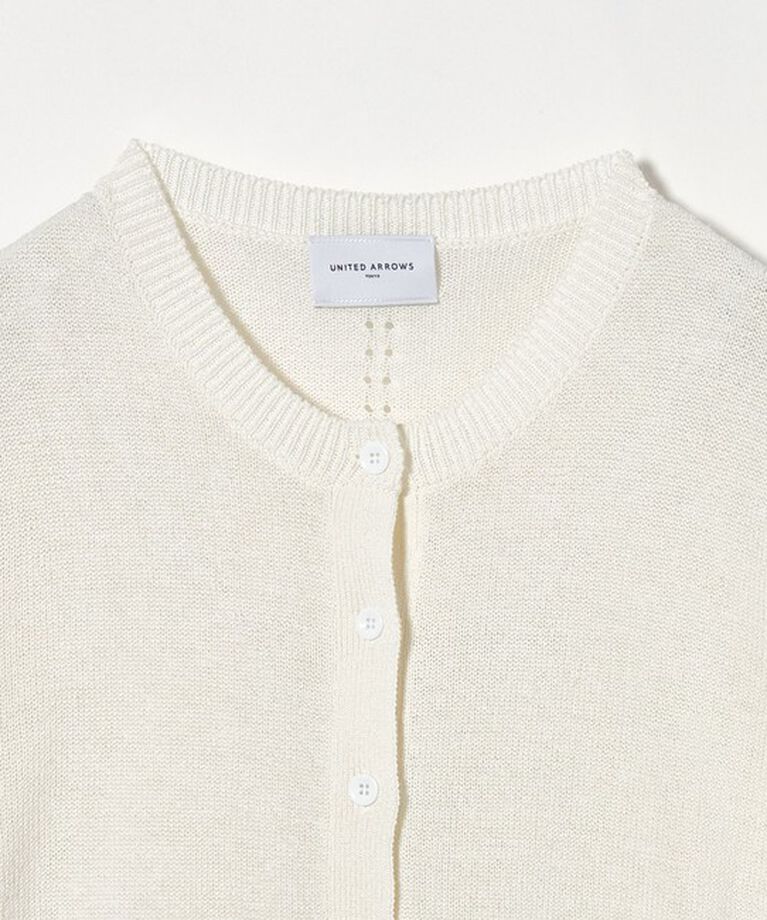 UNITED ARROWS「アイレット カーディガン」|カーディガン|