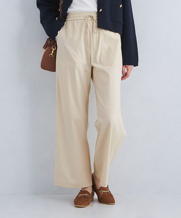UNITED ARROWS green label relaxing「［size SHORT/TALLあり］オルマイ LI/MIX ベイカー パンツ」|その他|OFF WHITE