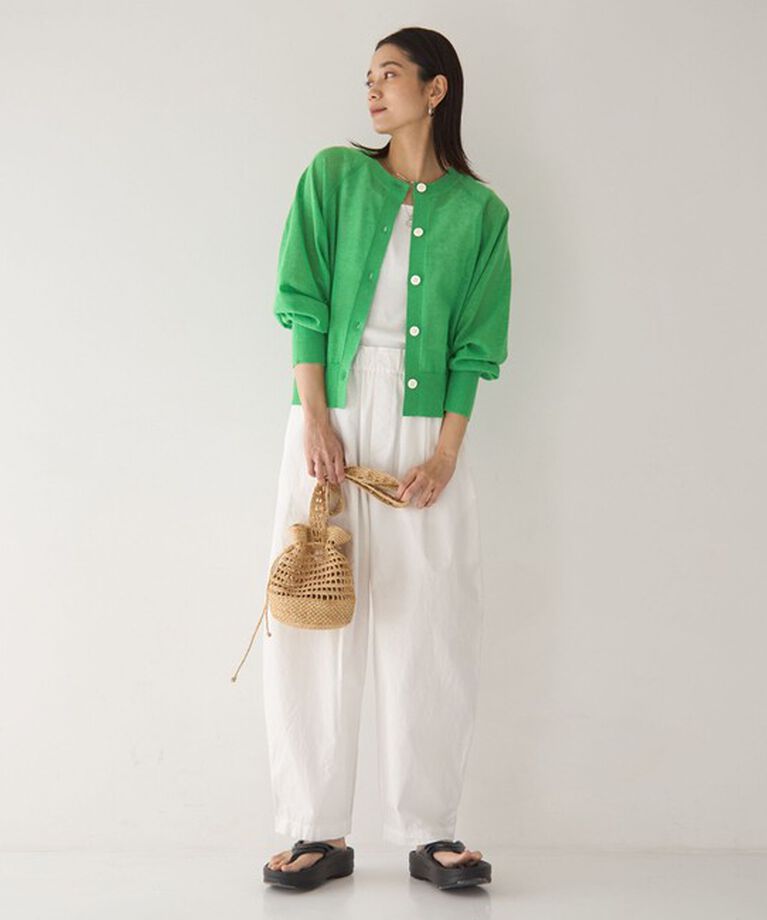 UNITED ARROWS green label relaxing「【結論シリーズ】忍ばせカーデ 2WAY -ウォッシャブル-」|カーディガン|