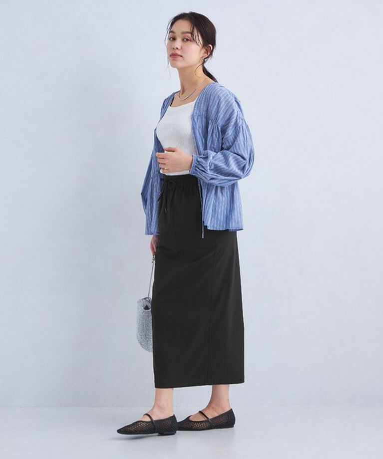 UNITED ARROWS green label relaxing「［size SHORT/TALLあり］オルマイ LI/MIX タイト スカート」|タイト|