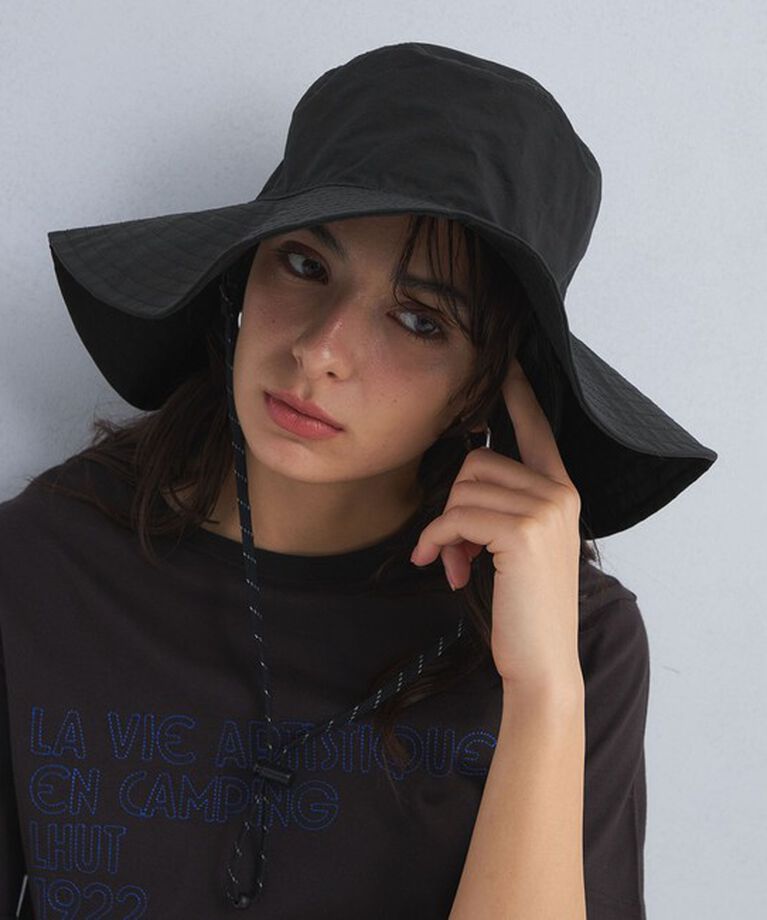 UNITED ARROWS green label relaxing「【別注】＜NEW ERA＞ワイドブリム ハット3 -撥水-」|ハット|BLACK