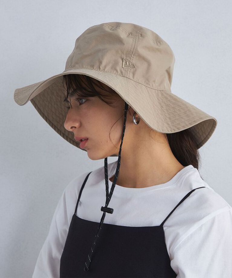 UNITED ARROWS green label relaxing「【別注】＜NEW ERA＞ワイドブリム ハット3 -撥水-」|ハット|BEIGE