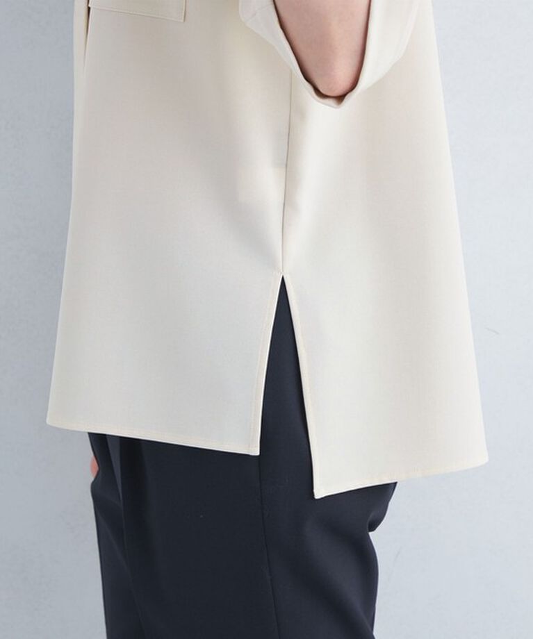 UNITED ARROWS green label relaxing「ソモウライク ポケット ショートスリーブ ブラウス -マシンウォッシャブル-」|シャツ・ブラウス|
