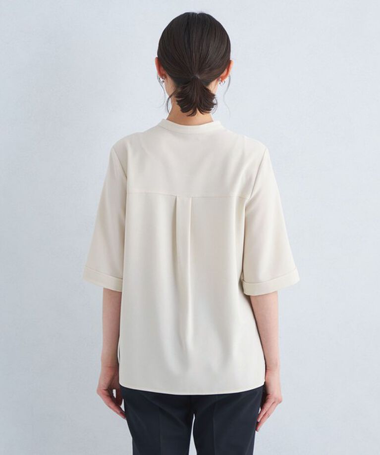 UNITED ARROWS green label relaxing「ソモウライク ポケット ショートスリーブ ブラウス -マシンウォッシャブル-」|シャツ・ブラウス|