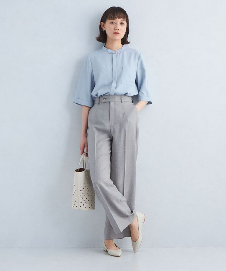 UNITED ARROWS green label relaxing「ソモウライク ポケット ショートスリーブ ブラウス -マシンウォッシャブル-」|シャツ・ブラウス|