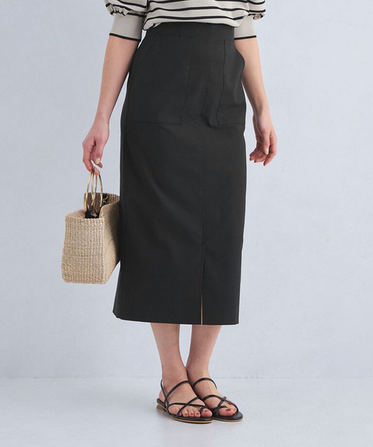 UNITED ARROWS green label relaxing「［size SHORTあり］キチントボトムス Iライン スリム タイト スカート」|タイト|