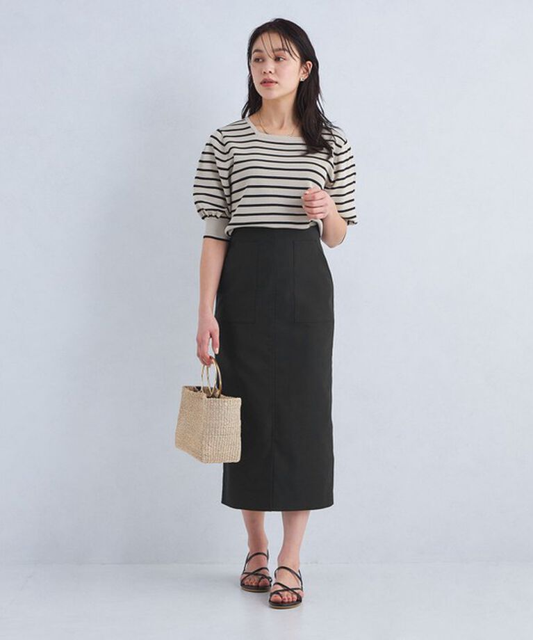 UNITED ARROWS green label relaxing「［size SHORTあり］キチントボトムス Iライン スリム タイト スカート」|タイト|
