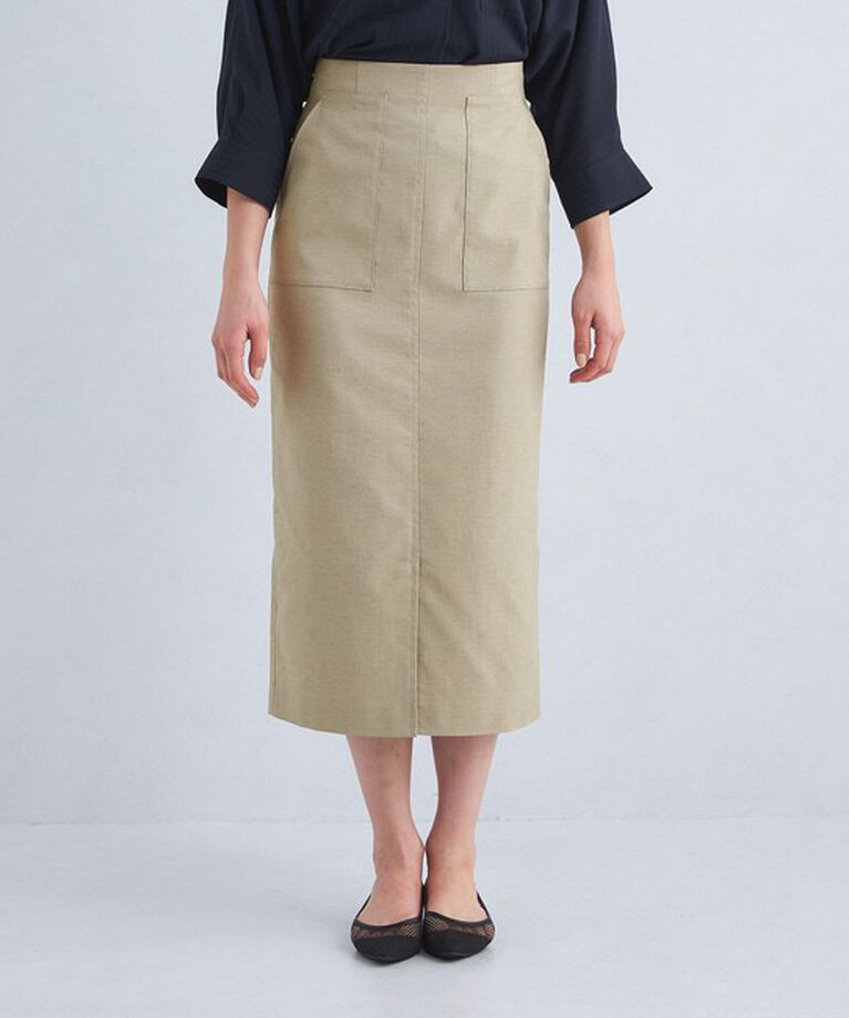 UNITED ARROWS green label relaxing「［size SHORTあり］キチントボトムス Iライン スリム タイト スカート」|タイト|
