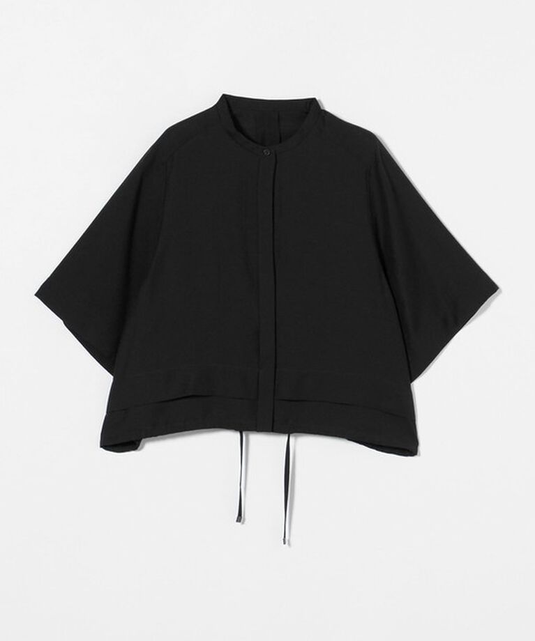 UNITED ARROWS green label relaxing「シアー バンドカラー ショートスリーブ シャツ」|シャツ・ブラウス|