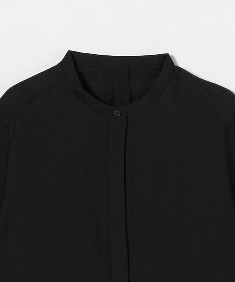 UNITED ARROWS green label relaxing「シアー バンドカラー ショートスリーブ シャツ」|シャツ・ブラウス|