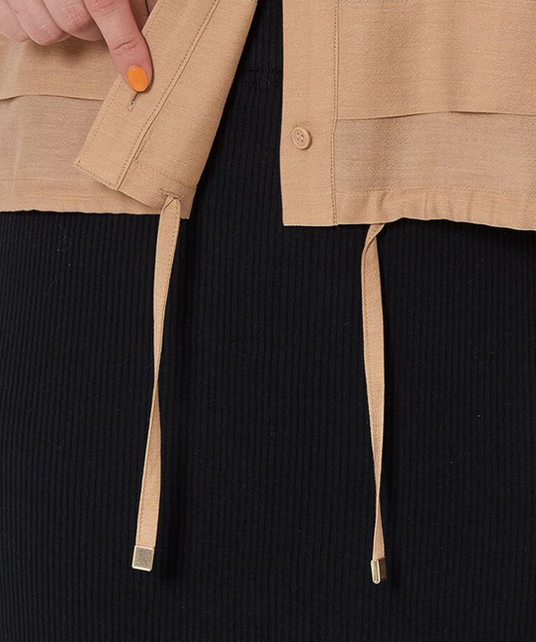 UNITED ARROWS green label relaxing「シアー バンドカラー ショートスリーブ シャツ」|シャツ・ブラウス|