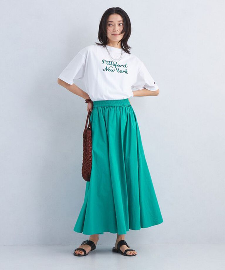 UNITED ARROWS green label relaxing「ボリューム ギャザー フレア スカート」|フレア|