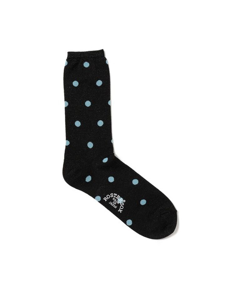 BEAMSBOY「ROSTER SOX / 別注 ドット アンド ハート ソックス」|ソックス|BLACK