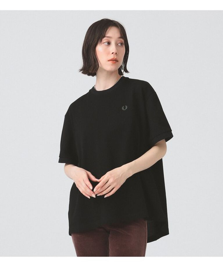 Ray BEAMS 「【別注】FRED PERRY / Reluxed Pique T-shirt」|Tシャツ・カットソー|BLACK