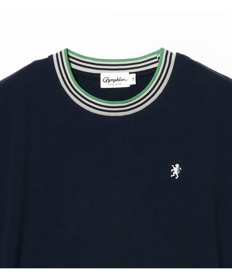 Ray BEAMS 「【別注】Gymphlex / クルーネック ニットライン ショートスリーブ ドレス」|ワンピース|