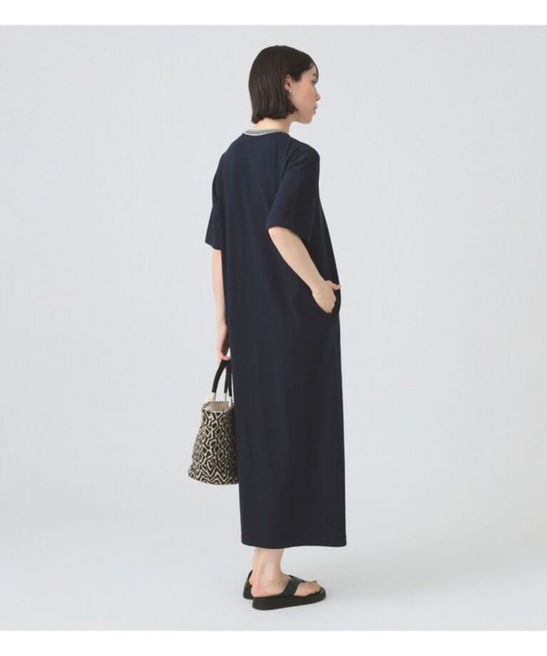 Ray BEAMS 「【別注】Gymphlex / クルーネック ニットライン ショートスリーブ ドレス」|ワンピース|