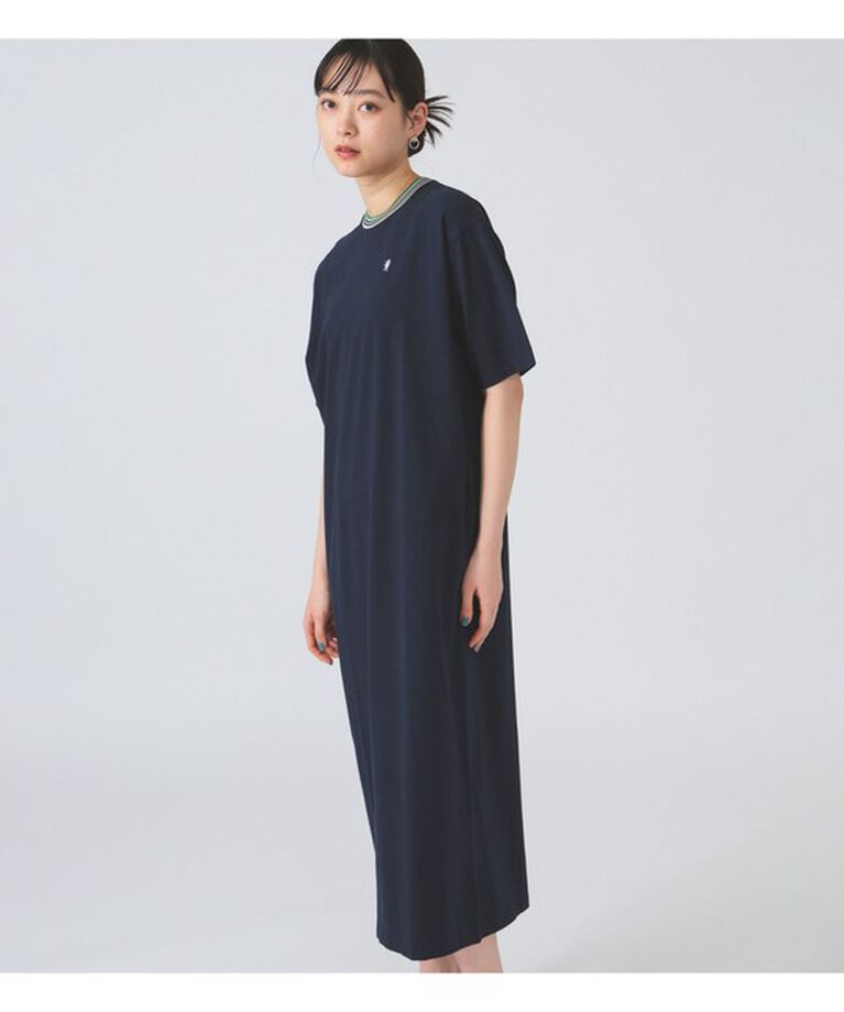 Ray BEAMS 「【別注】Gymphlex / クルーネック ニットライン ショートスリーブ ドレス」|ワンピース|