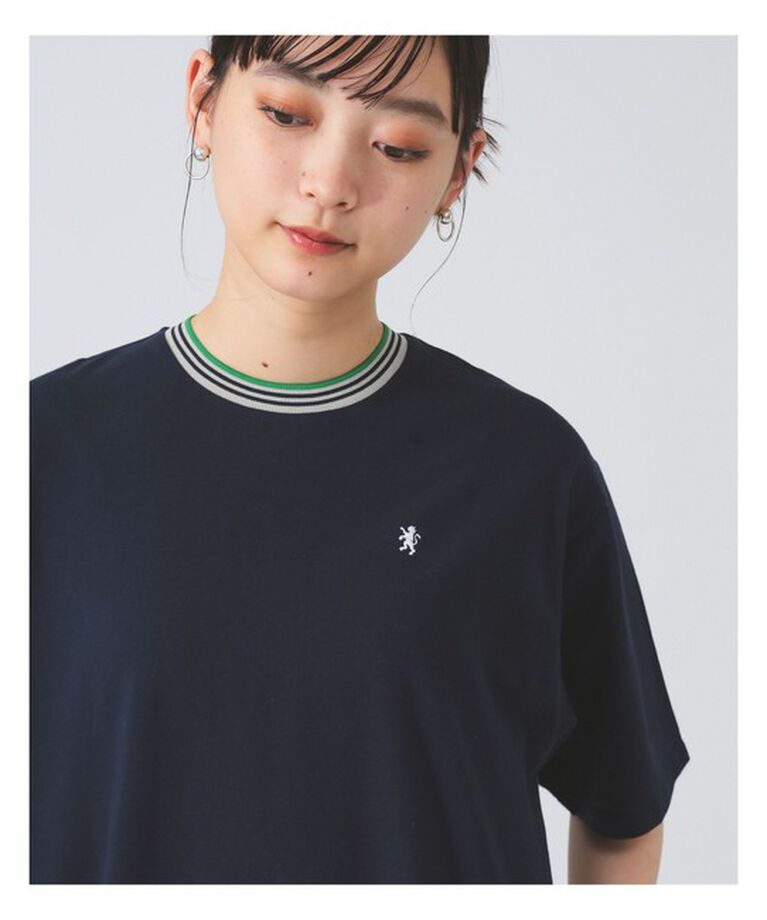 Ray BEAMS 「【別注】Gymphlex / クルーネック ニットライン ショートスリーブ ドレス」|ワンピース|
