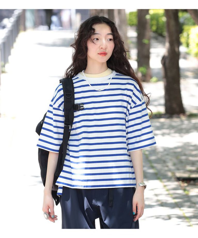 BEAMSBOY「ボーダー ビッグ ショートスリーブ」|Tシャツ・カットソー|