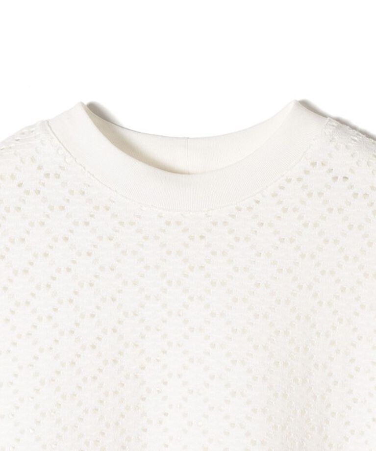 SHIPS for women「【WEB限定】〈手洗い可能〉アイレット クルーネック プルオーバー」|Tシャツ・カットソー|