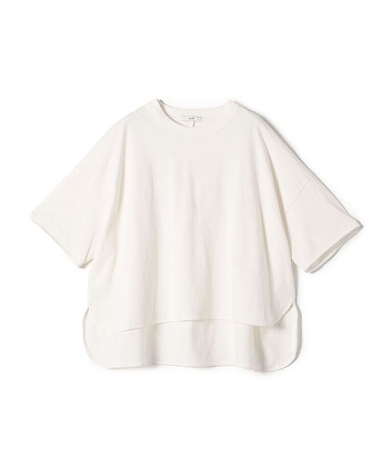 SHIPS for women「〈洗濯機可能〉バック フリル 半袖 Tシャツ」|Tシャツ・カットソー|