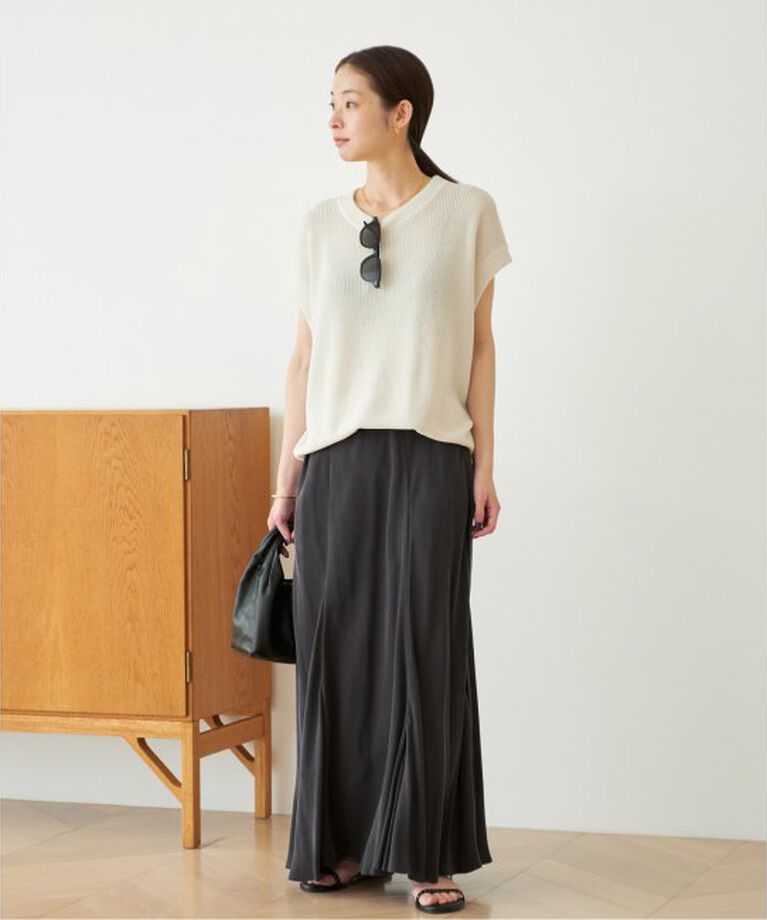 Plage「《追加》Washable Fibril ロングスカート」|スカート|