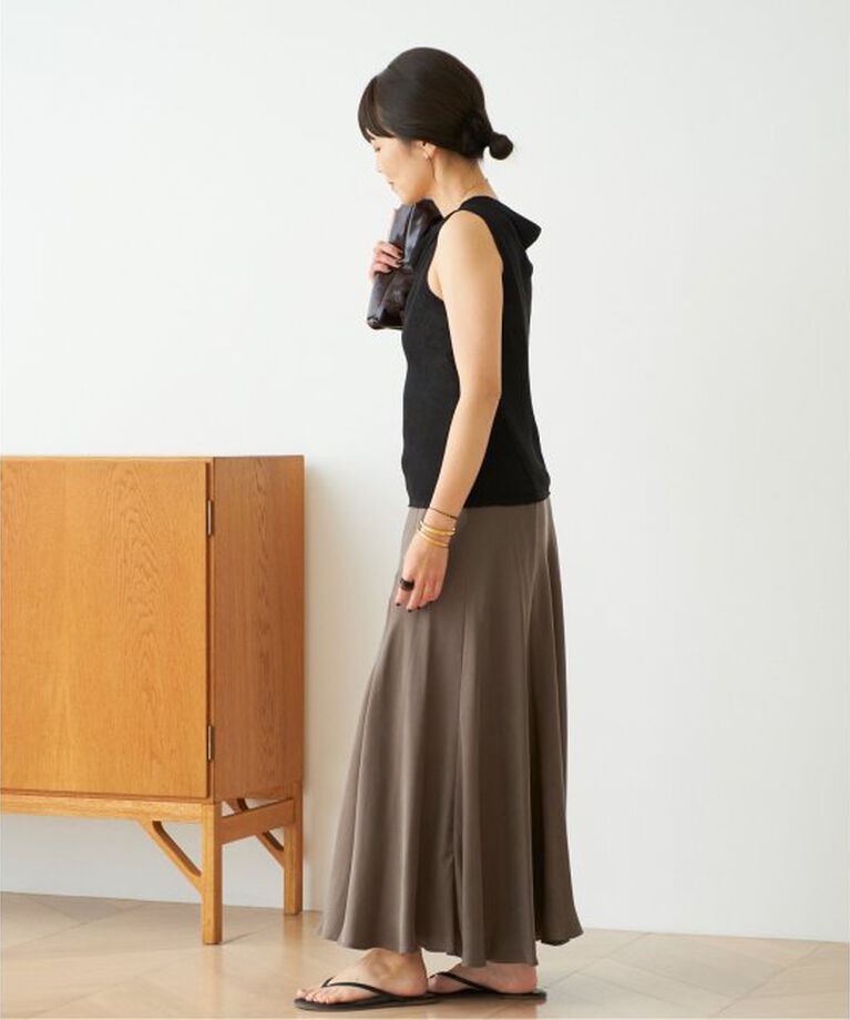 Plage「《追加》Washable Fibril ロングスカート」|スカート|