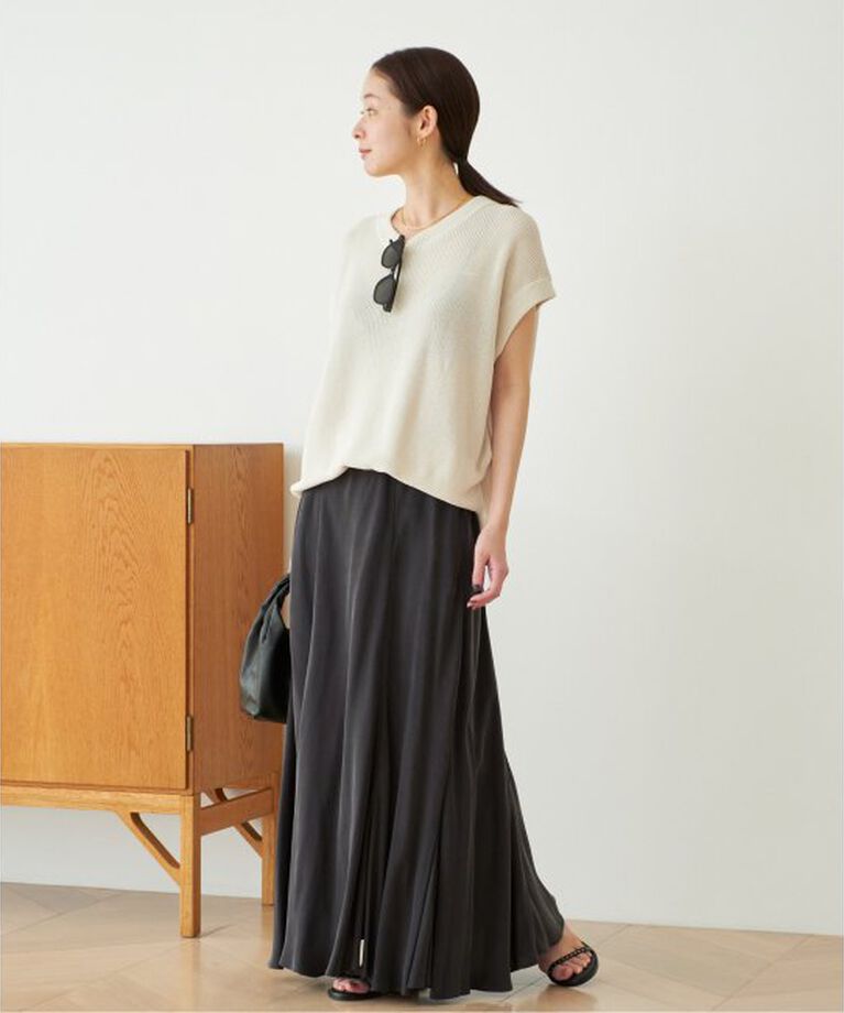 Plage「《追加》Washable Fibril ロングスカート」|スカート|
