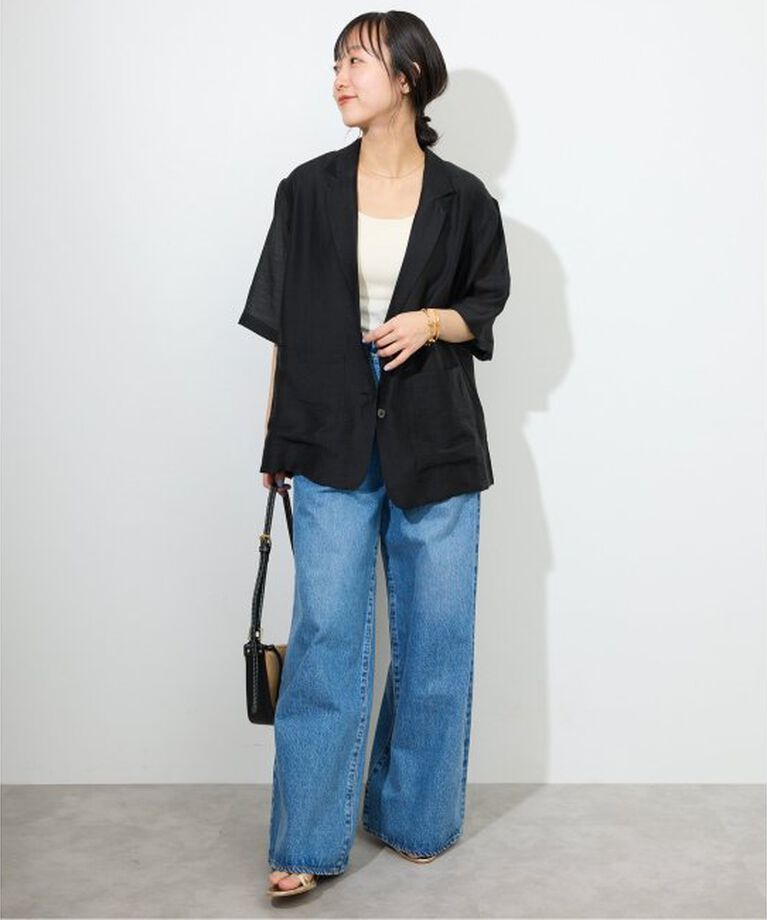 SLOBE IENA「《予約》シアーハーフスリーブジャケット」|その他|