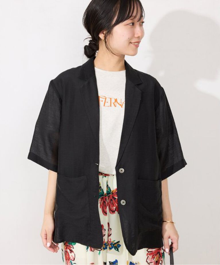 SLOBE IENA「《予約》シアーハーフスリーブジャケット」|その他|