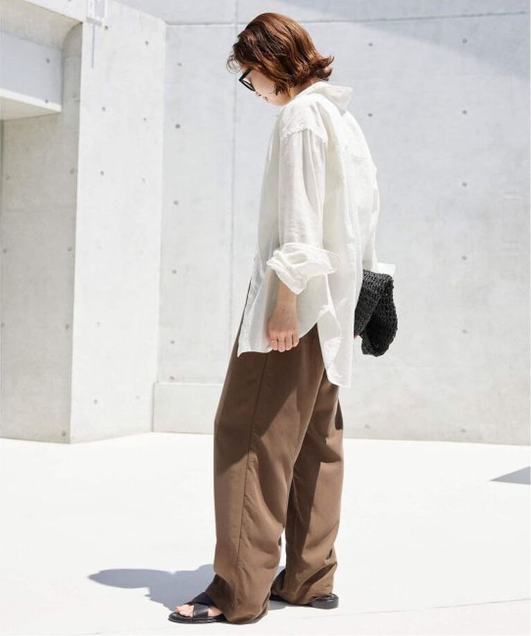 SLOBE IENA「《追加》フィブリルリラックスパンツ」|その他|