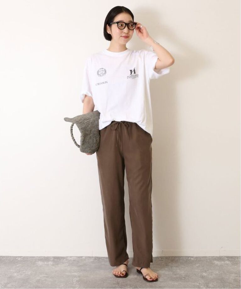 SLOBE IENA「《追加》フィブリルリラックスパンツ」|その他|