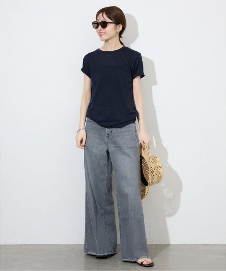SLOBE IENA「《追加》スラブ5分袖TEE」|Tシャツ・カットソー|