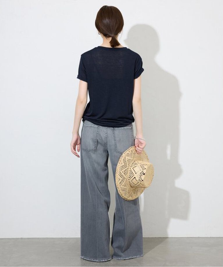 SLOBE IENA「《追加》スラブ5分袖TEE」|Tシャツ・カットソー|