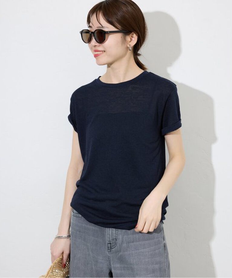 SLOBE IENA「《追加》スラブ5分袖TEE」|Tシャツ・カットソー|