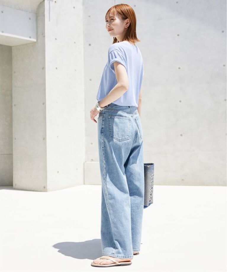 SLOBE IENA「《追加》スラブ5分袖TEE」|Tシャツ・カットソー|