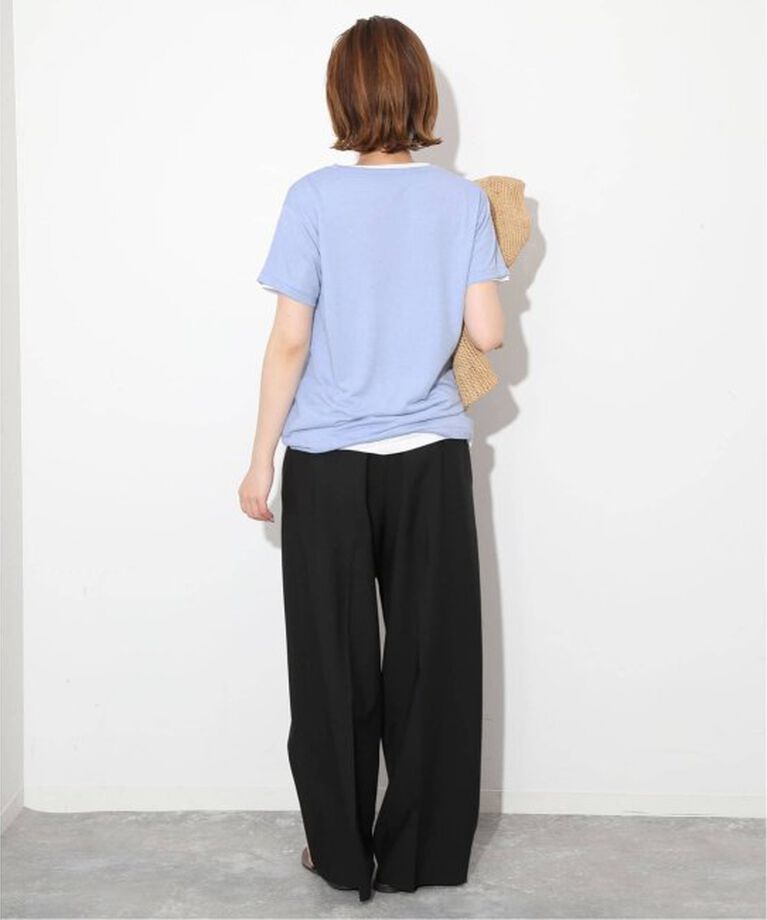 SLOBE IENA「《追加》スラブ5分袖TEE」|Tシャツ・カットソー|