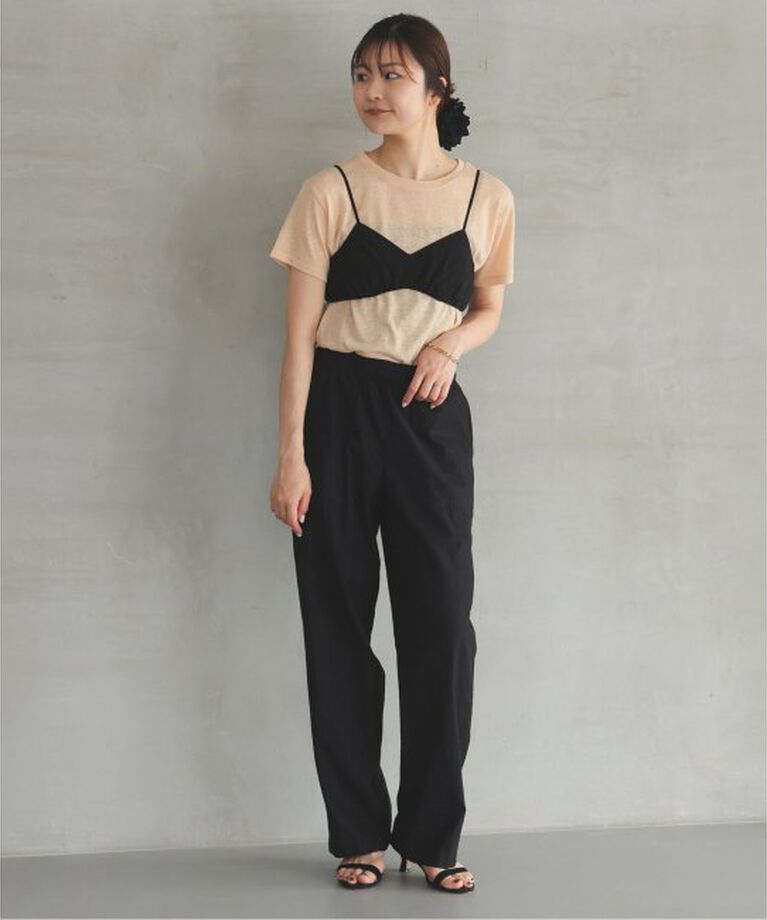 SLOBE IENA「《追加》スラブ5分袖TEE」|Tシャツ・カットソー|