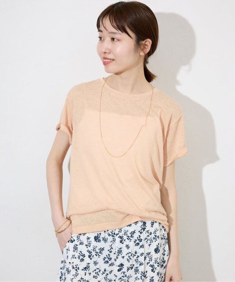 SLOBE IENA「《追加》スラブ5分袖TEE」|Tシャツ・カットソー|