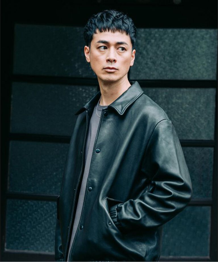 EDIFICE「《再入荷》べジタブルラムレザー コーチジャケット」|ライダースジャケット|