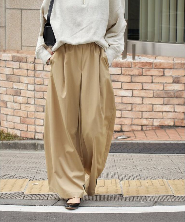 JOURNAL STANDARD「《追加2》【洗える】イージータックワイドパンツ」|その他|ベージュ