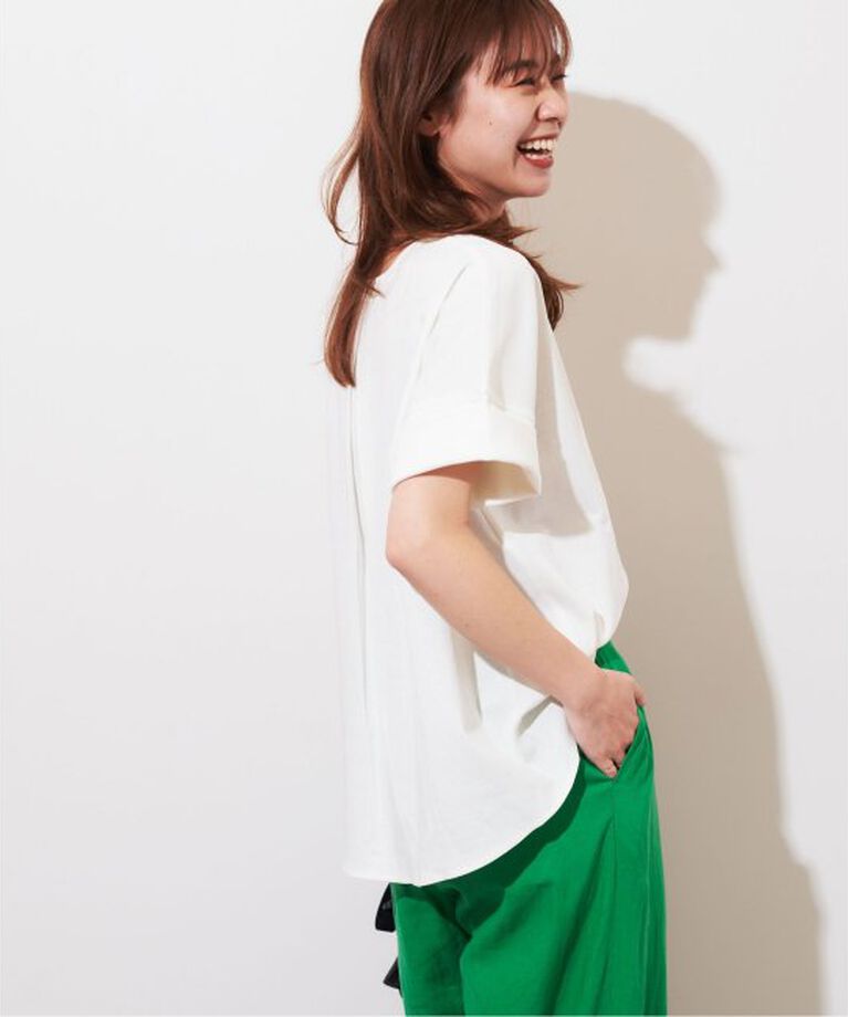 JOURNAL STANDARD relume「《追加》ADDICTポンチクルーネックタックプルオーバー」|Tシャツ・カットソー|