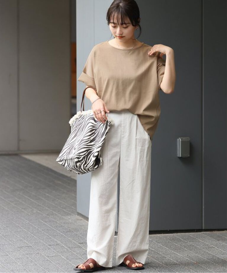 JOURNAL STANDARD relume「《追加》ADDICTポンチクルーネックタックプルオーバー」|Tシャツ・カットソー|