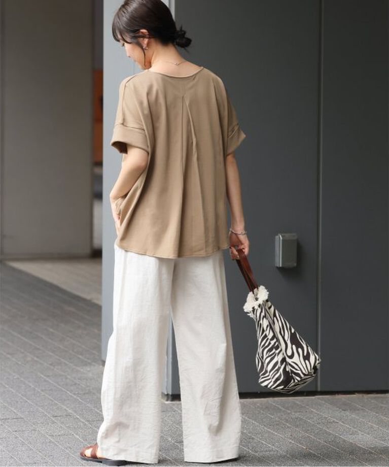 JOURNAL STANDARD relume「《追加》ADDICTポンチクルーネックタックプルオーバー」|Tシャツ・カットソー|