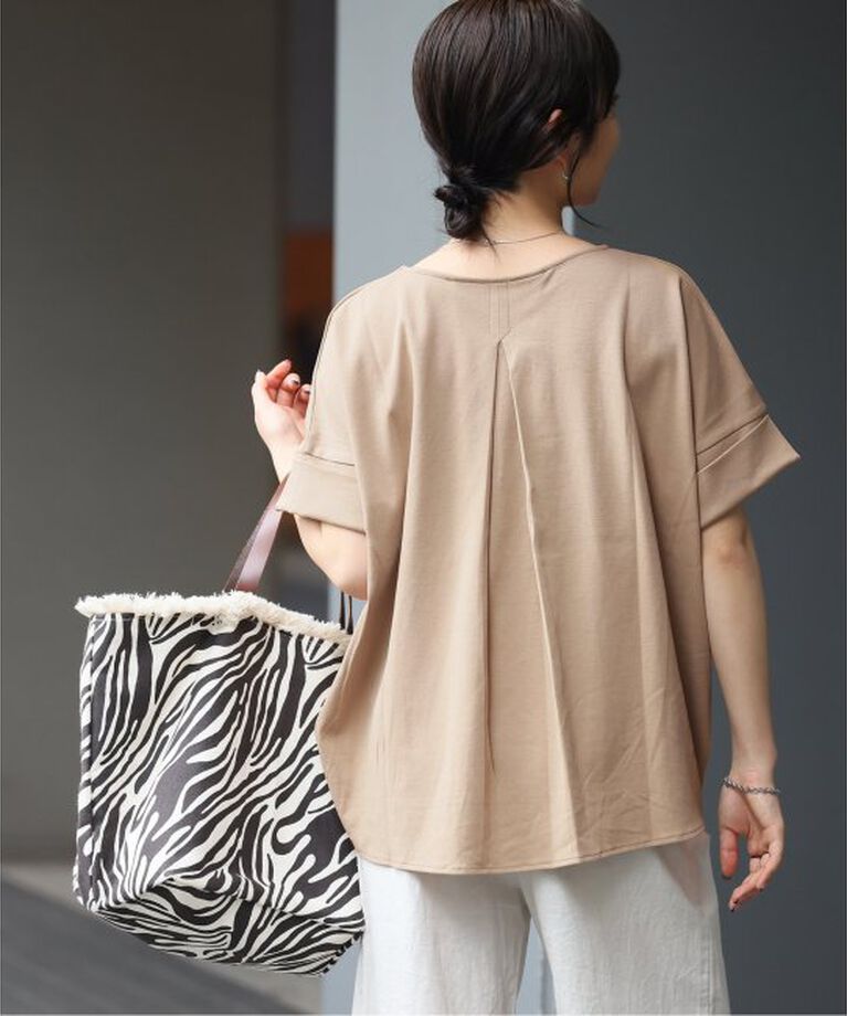 JOURNAL STANDARD relume「《追加》ADDICTポンチクルーネックタックプルオーバー」|Tシャツ・カットソー|