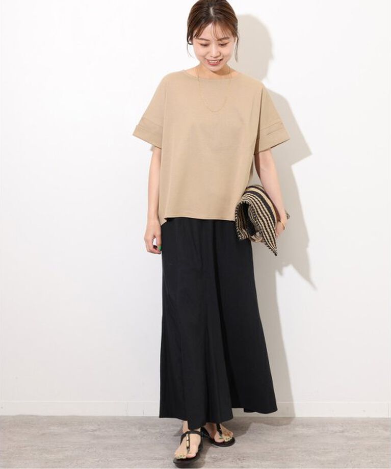 JOURNAL STANDARD relume「《追加》ADDICTポンチクルーネックタックプルオーバー」|Tシャツ・カットソー|