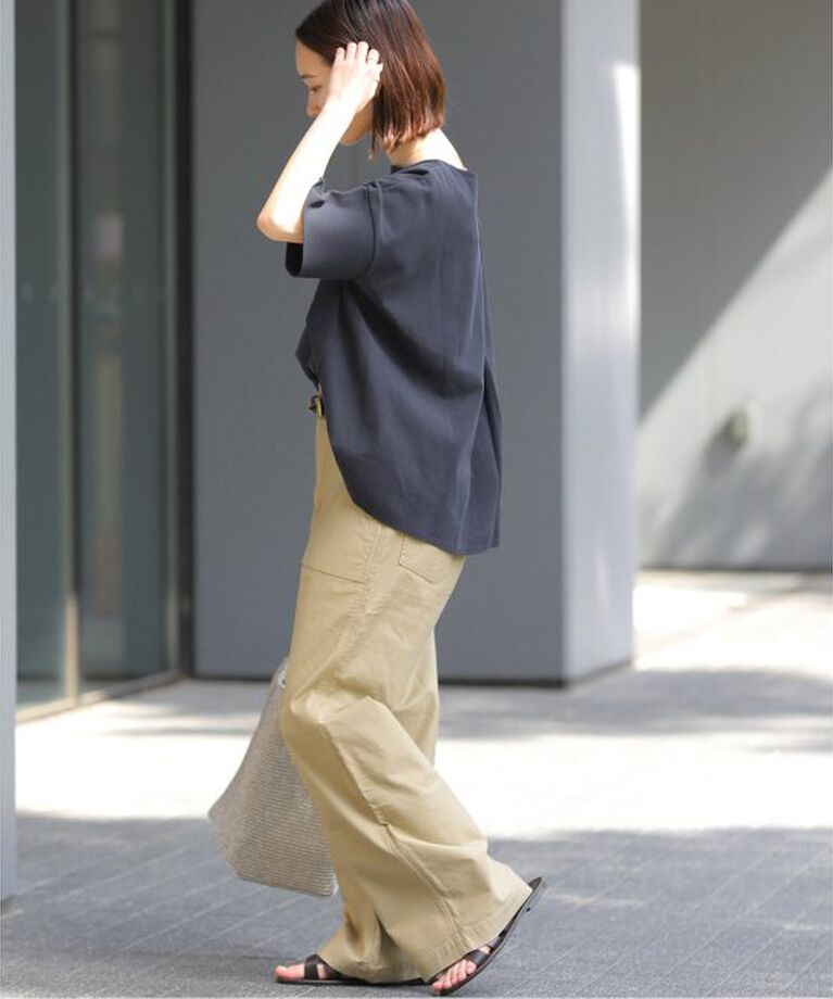 JOURNAL STANDARD relume「《追加》ADDICTポンチクルーネックタックプルオーバー」|Tシャツ・カットソー|