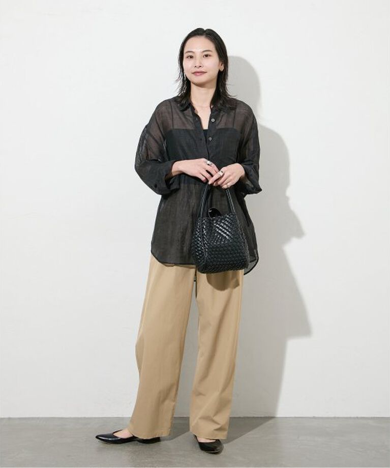 JOURNAL STANDARD「《追加3》【撥水/接触冷感/洗える/UVカット】リネンナイロンストレッチワイドパンツ」|その他|